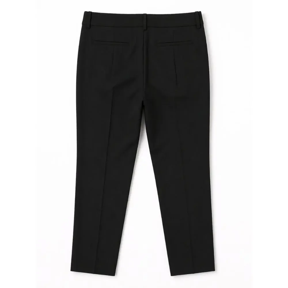 J Crew 365 Cameron Pants Womens Size 14 Black High Rise Office Career Classic